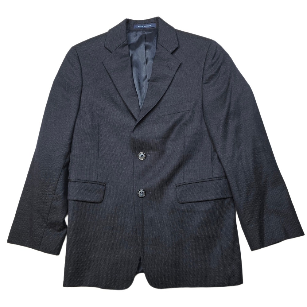 Joseph Abboud Wool Blazer Jacket Kids Boys‎ 10 10R Navy Blue Suit Sport Coat